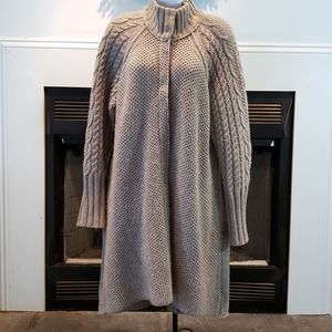 Cynthia Rowley Alpaca Wool Blend Duster Cardigan Sweater
